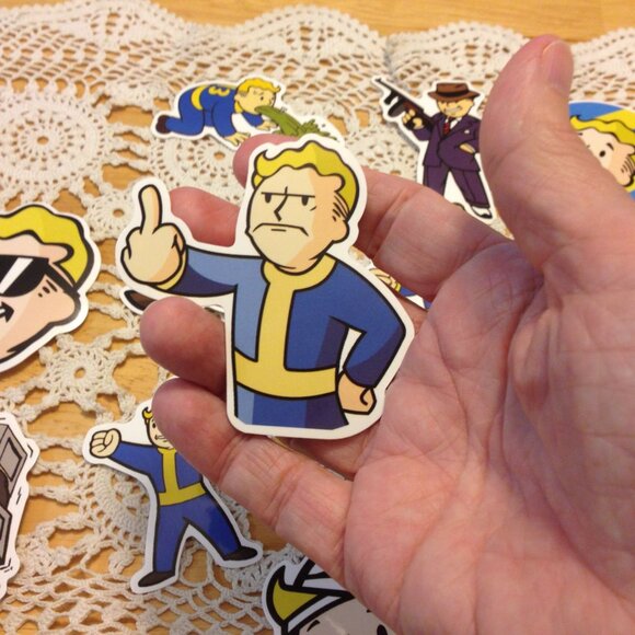Fallout Game stickers for cellphone, locker, crafts, hydration bottles, etc - Picture 4 of 6